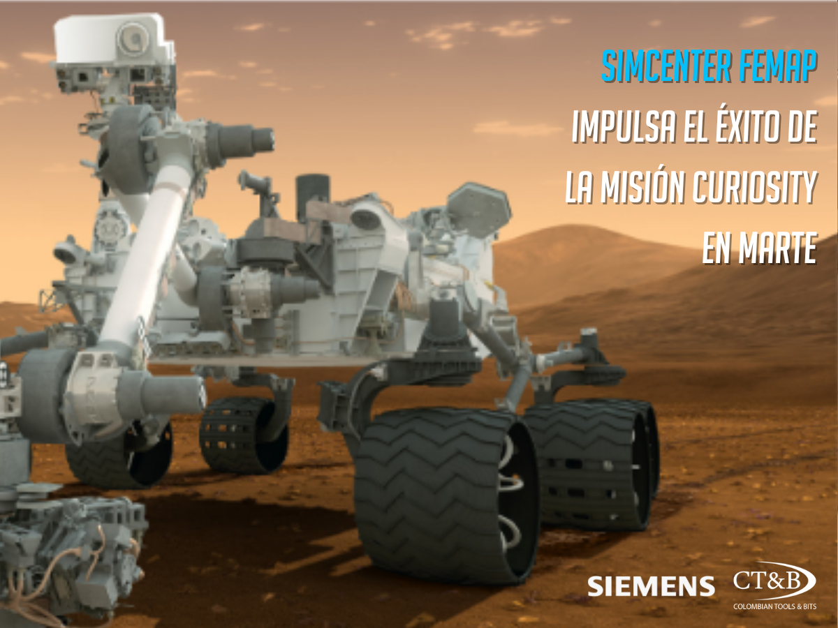 Caso de Éxito: Simcenter Femap impulsa el éxito de la misión Curiosity en Marte